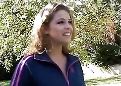 Cheerleaders do what it takes.