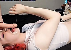 FTM Twink Gets A Sloppy Oral Sex from Cute A Cute Rock Trans - Transsexual Hexy Kitten