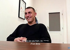 Cheerful hunk rides a hard cock in POV cowgirl