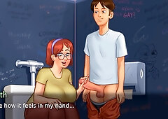 Car Toon - Looker Room Fun With Class Mate Summertime Saga Gameplay