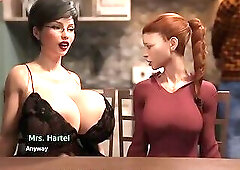 Cheating Wife Anal Fuck With Massive Huge Futanari Big Cock While Husband is There - MILF Breeder