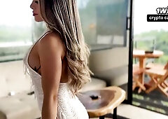 Marvelous Colombian Teen Vs Large Dick!