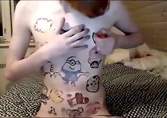 Danish Redhead+Viking Bi Boy - Camshow In US = Gudheadt 1 6