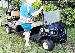 Golf coach offered to teach me, but that guy eat my cunt - big beautiful woman SSBBW, large corpulent butt, thick butt, large booty