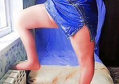 Beautiful trans girl Crossdresserkitty getting off with solo play