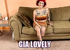 Latin chick beauty Gia Fascinating disrobes to show Logan all her hawt tattoos, then goes down on the favourable geek's penis until this chab fil