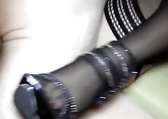 Chunky Slutwife gets Multiple Creampie Group Sex