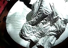 Hot brunette teen changing on hidden cam