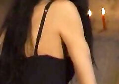 Concupiscent gal Helena Karel is bent over and then drilled hard in her moist snatch