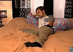 Marcus Gets Two Straight Boy Cocks! - Marcus Rivers, Derrick Dickem, Jeremy Cox