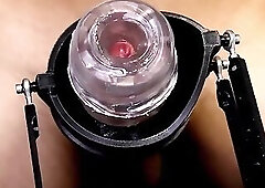 Testing a new penis sleeve and a silent masturbation machine