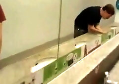 Dare to JO in a public restroom 3
