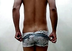 Gay bubble butt, amateur bareback, hot bareback