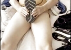 Sneaker-themed orgy with some serious cum action