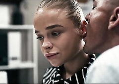 Lascivious Golden-haired Gets Her Fantasy Interview Boss Freezes Time And Bangs Candidate - Cum In Twat TRAILER