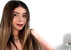 Adrianna Savu plays naked, thumbs on fire. Hottest