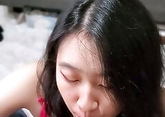 SleepyBabeZzz - POV Asian GF gives you a blowjob