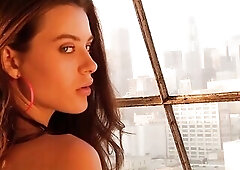 If lust has a name, it is Lana Rhodes. Her apple ass and penetrating look can make your cock explode from massive erection. This time she prepared her