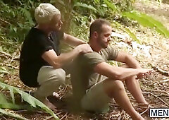 Luke Adams and Colton Grey cope with surviving the jungle