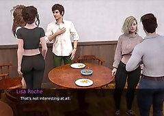 Amateur visual novel featuring a hot brunette and big-titted blonde in a 3D game experience