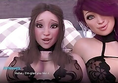 Insane anal pleasure with a hot brunette babe in a wild three-way