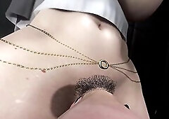 POV Futa. 3some. the Nun Was Fastened up and Sucked Her Big Schlong Until This babe Came in Our Throats
