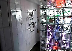 Sexy gay dude shows his great body