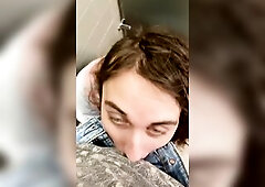 Trans pair public BJ in grocery store (OF Preview)