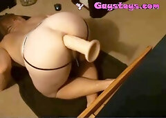 Deep anal toys ride on Gaystoys.com