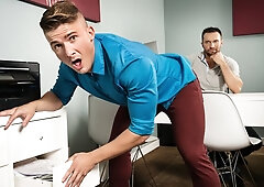 Jake Porter and Colby Tucker fucking at the office