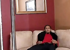 Black mother I'd like to fuck with soaked breasts groans with joy during the time that that babe gets nailed on the sofa and has her gorgeous moi