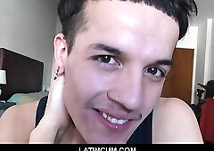 Straight Latino Boy Now Loves Big Cocks Gets Fucked By Two Guys