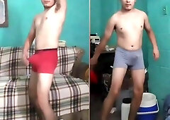 Jesus en boxer tocándose el pene episodio 1