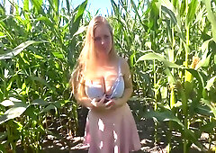 Unallowed Anal Adventure In A Cornfield - Too Sweet To Stay Good!