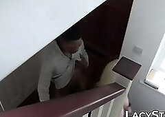 Busty GILF Lacey Starr riding hard BBC after hot tittyfuck