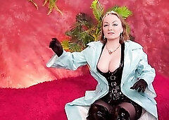 It's Gonna Rain This day, Let's Stay Home and I'll Take off My Raincoat... Curvy mother I'd like to fuck in Haunch High Boots, Nyl