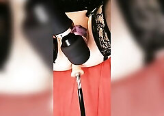 the merely way a sissy wench should cum