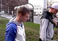 Gay play with cute taxi driver