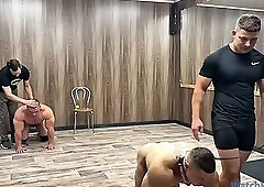 Pro IFBB Russian Butt BB Big Alpha & Romeo Bodybuilder Pets