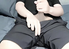 Hot Gay - Horny Asian Boy Moaning And Masturbating