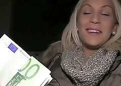 Public Agent Stunning Blonde with Beautiful Arse Fucked on a Rooftop