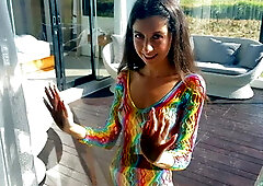 You have to Fuck Me Hard if You Want to Work for My Daddy! - Public Cumwalk