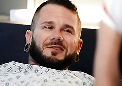 Trans gals - Nurse Candice Kane Rides Her Patient Johnny Hill In His Hospital Bedroom
