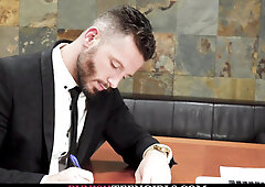 Blonde pornstar bondage & rough face fuck