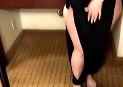 Big Boobed Blonde Masturbates With A Dildo In The Bathroom