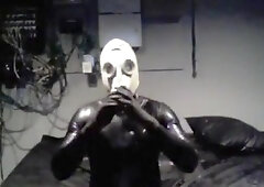 Latex Catsuit Jerkoff 4