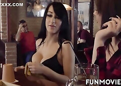 Naughty Cuties Licking Their Twats At A Poker Game