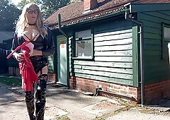 Transgender Princess Outdoors in vinyl