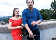 HUNT4K. Playgirl is taken by alien stud in the face of her wimp husband