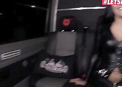 BUMSBUS - Large Booty Hottie Mira Grey Picked Up For Unfathomable Cunt Bang - LETSDOEIT